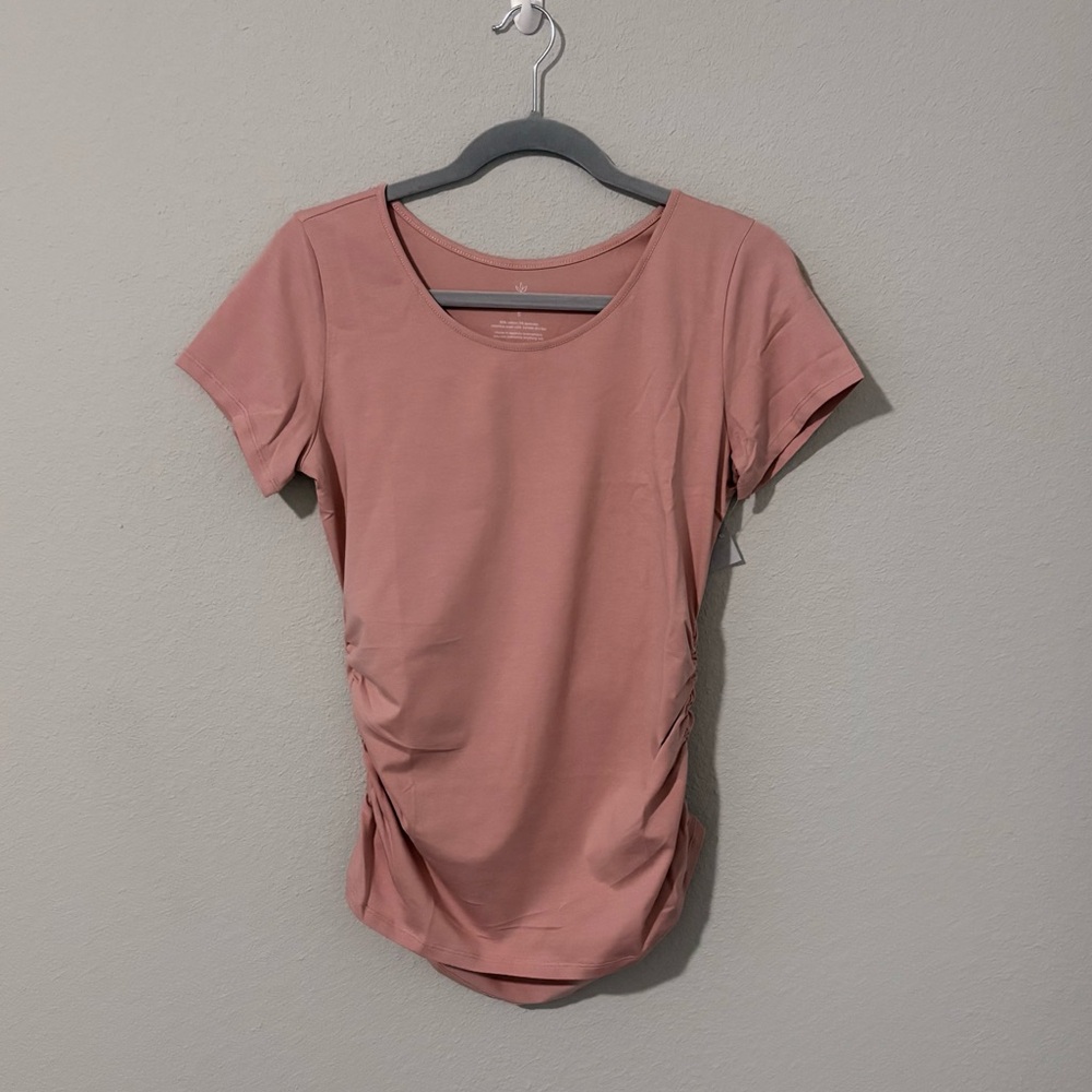 Elegantees Fiona Tee in New Peach